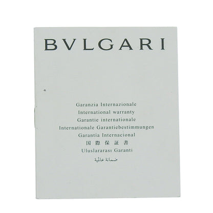 Bvlgari Watches Mechanical Automatic Scb38S Stainless Steel Silver Diagonoscouba Black Dial Mens