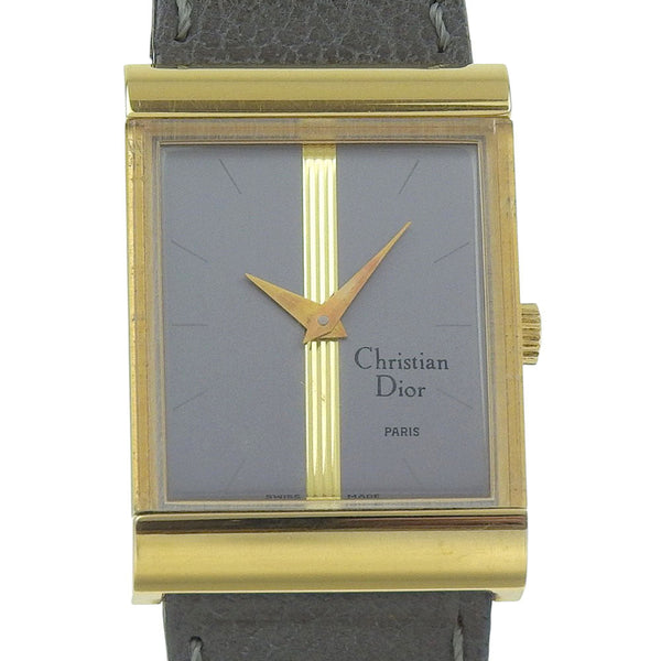 Christian Dior Watches Hand Winding 31735 Stainless Steel , Leather Gray Cal.2512-1 Gray Dial Mens