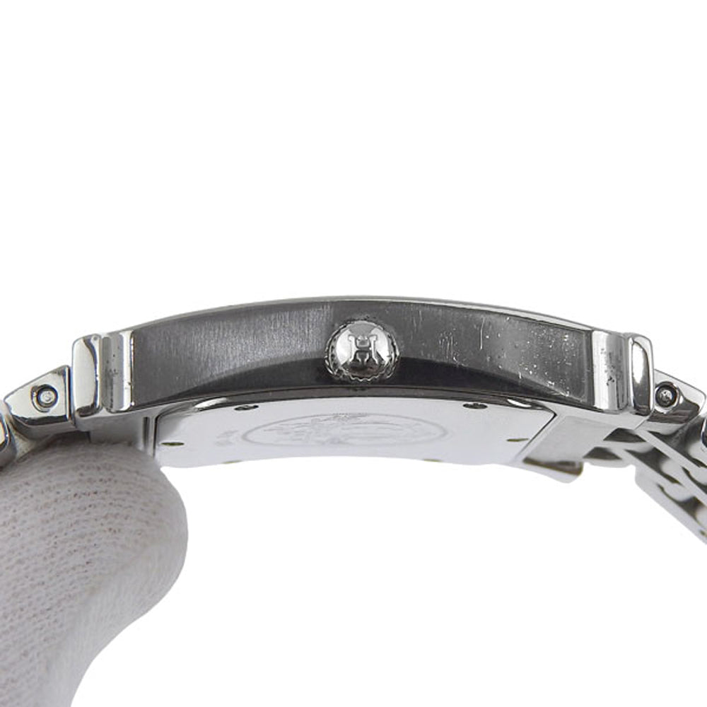 Hermes Watches Quartz Hh1.510 Stainless Steel Silver H Watch Orange Dial Boys