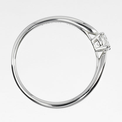 Tiffany&Co. Ring 0.24Ct Pt950Platinum, Diamond Silver Harmony Solitaire Women