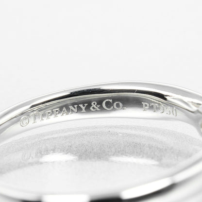 Tiffany&Co. Ring 0.24Ct Pt950Platinum, Diamond Silver Harmony Solitaire Women