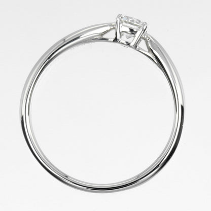 Tiffany&Co. Ring 0.24Ct Pt950Platinum, Diamond Silver Harmony Solitaire Women