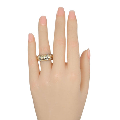 Bvlgari Ring K18 Yellow Gold, Stainless Steel Silver Al Beare Women
