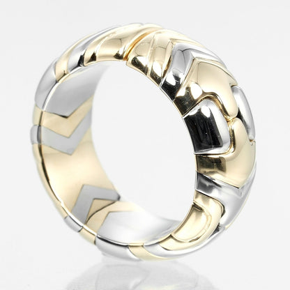 Bvlgari Ring K18 Yellow Gold, Stainless Steel Silver Al Beare Women