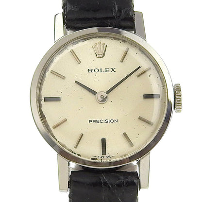 Rolex Watches Hand Winding 2649 Stainless Steel , Leather Silver Cal.1400 No. 2 Precision Silver