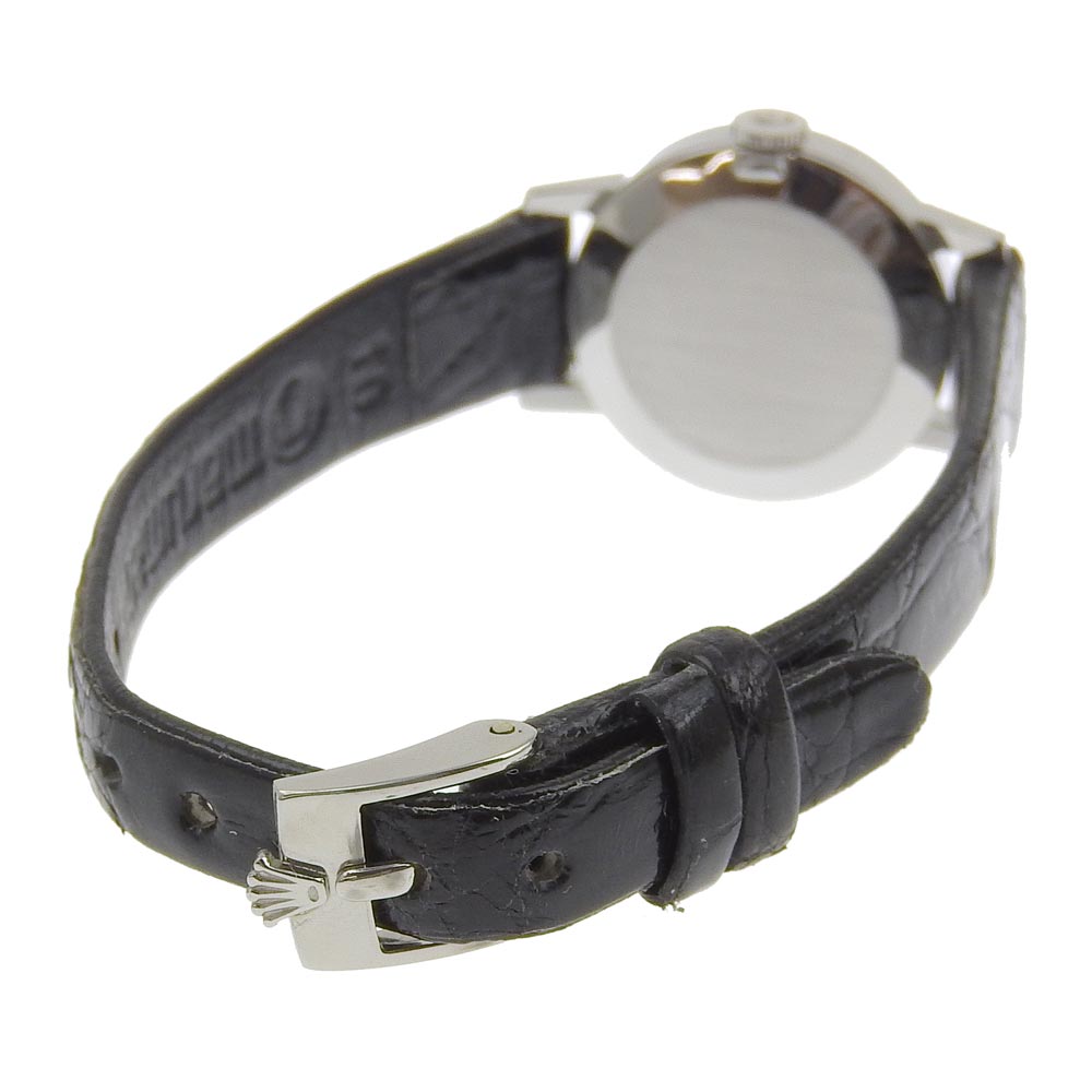 Rolex Watches Hand Winding 2649 Stainless Steel , Leather Silver Cal.1400 No. 2 Precision Silver