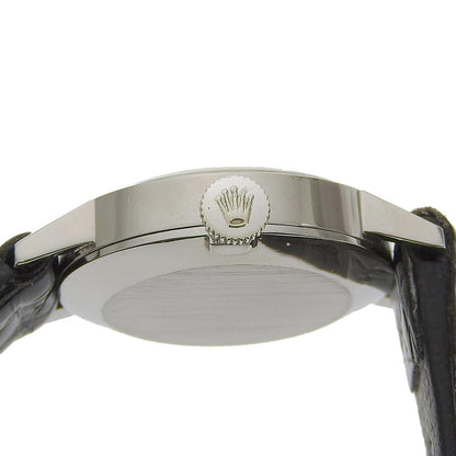 Rolex Watches Hand Winding 2649 Stainless Steel , Leather Silver Cal.1400 No. 2 Precision Silver