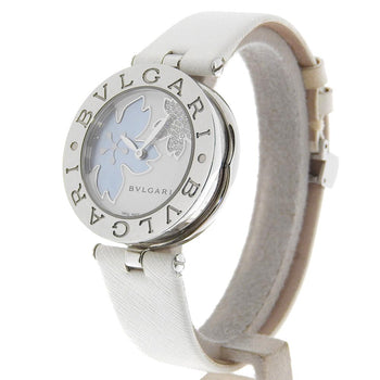 Bvlgari Watches Quartz Bz30Fdsl Stainless Steel , Leather White Be Zero One B-Zero1 White Shell