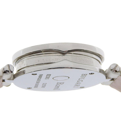Bvlgari Watches Quartz Bz30Fdsl Stainless Steel , Leather White Be Zero One B-Zero1 White Shell
