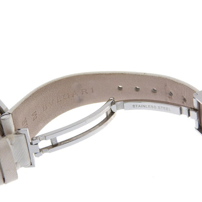 Bvlgari Watches Quartz Bz30Fdsl Stainless Steel , Leather White Be Zero One B-Zero1 White Shell