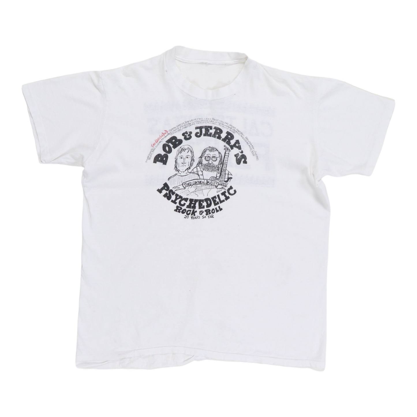 1985 Grateful Dead Bob & Jerry'S Psychedelic Rock Shirt
