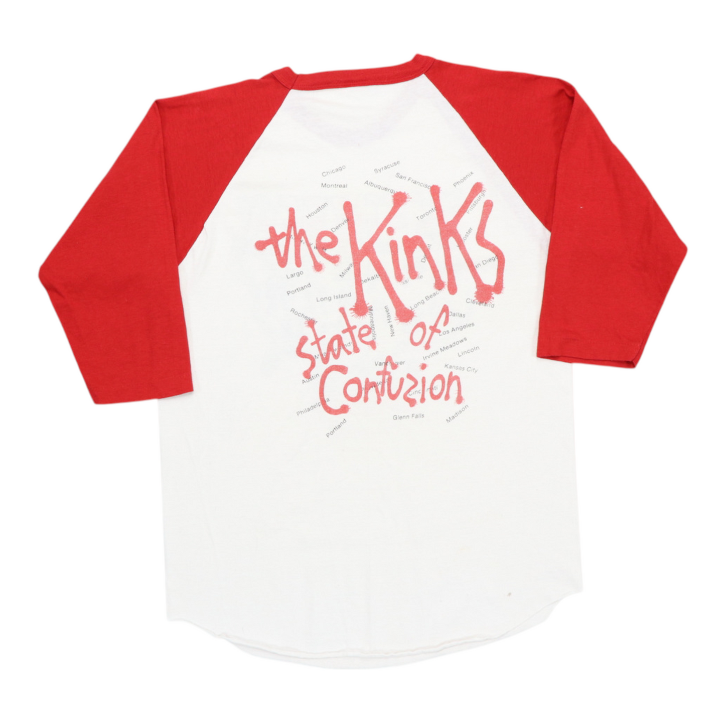 1983 The Kinks State Of Confusion Tour Jersey