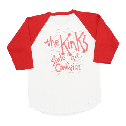 1983 The Kinks State Of Confusion Tour Jersey