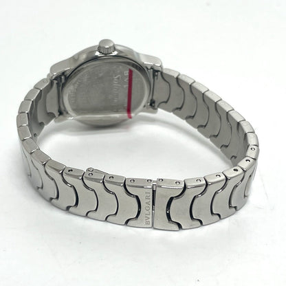 Bvlgari Watches Quartz St29S Stainless Steel Silver Solo Tempo Black Dial Women