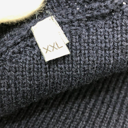 Dior Sweater 033M630At171 Wool Navy X White Logo Sean Stussy Mens Xxl
