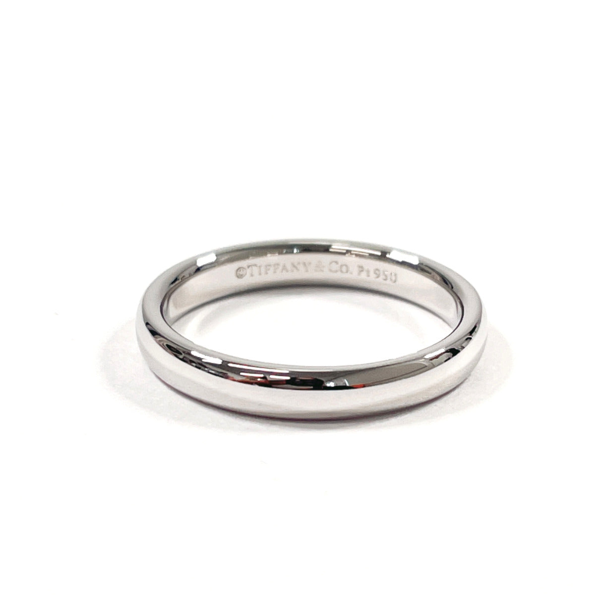 Tiffany&Co. Ring Pt950Platinum Silver Forever Wedding Band Ring