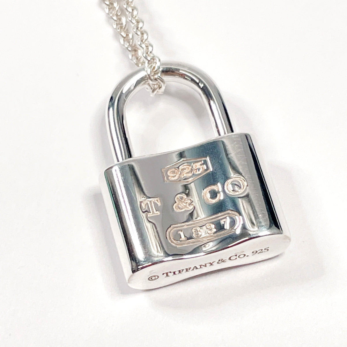 Tiffany&Co. Necklace Silver925 Silver 1837 Lock