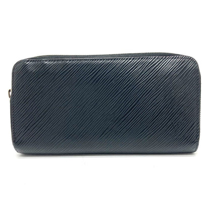 Louis Vuitton Long Wallet Purse M64838 Epi Leather Black Epi Zippy Wallet Women