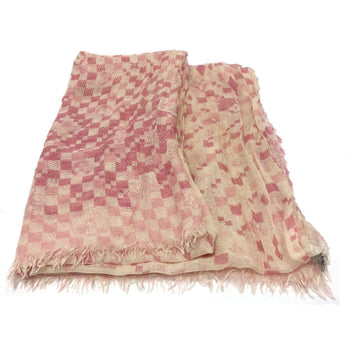 Louis Vuitton Stall M72578 Cashmere, Silk Pink Damier Etol Alize Women