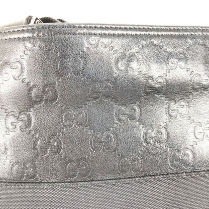 Gucci Shoulder Bag 161822 Leather, Nylon Black Guccisima Gg Mens