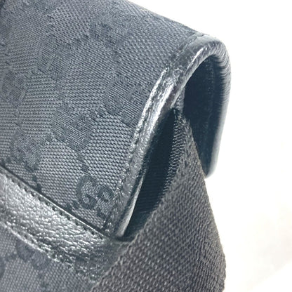 Gucci Sling Bag 131236 Gg Canvas / Leather Black Cross Gg Unisex(Unisex)