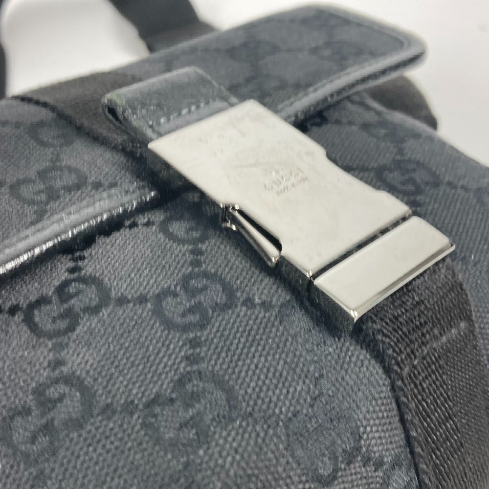 Gucci Sling Bag 131236 Gg Canvas / Leather Black Cross Gg Unisex(Unisex)