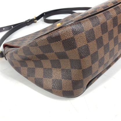 Louis Vuitton Shoulder Bag N41178 Damier Canvas Brown Damier Buzaslowsbury Women