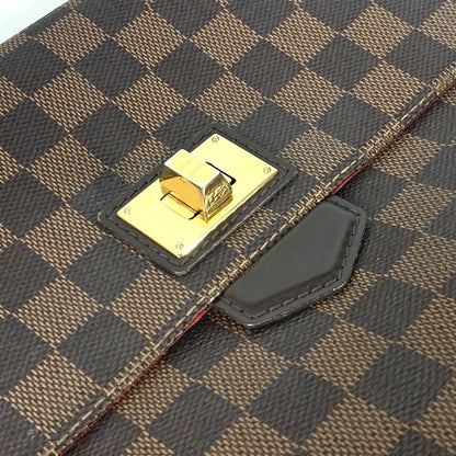 Louis Vuitton Shoulder Bag N41178 Damier Canvas Brown Damier Buzaslowsbury Women