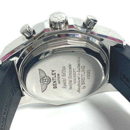 Breitling Watches Mechanical Automatic A1336224/Bb57 Rubber Belt, Stainless Steel Black Bentley Gt