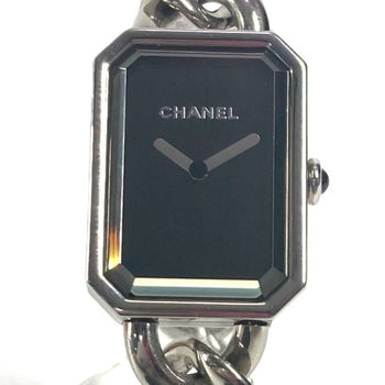 Chanel Watches H3250@ Stainless Steel Silver Premiere Black Dial Women
