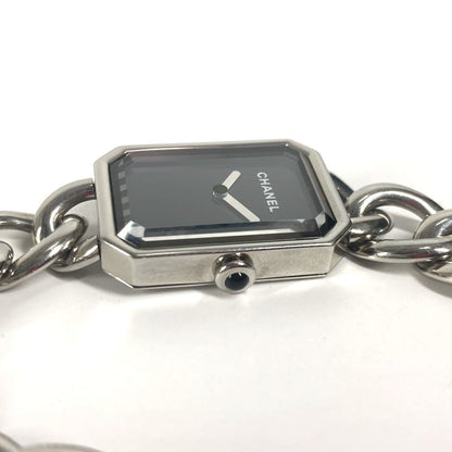Chanel Watches H3250@ Stainless Steel Silver Premiere Black Dial Women