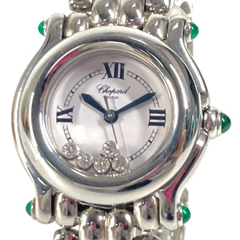 Chopard Watches Quartz 27/8250-22 Stainless Steel Silver 5P Diamond Diamond Happy Sports White Dial
