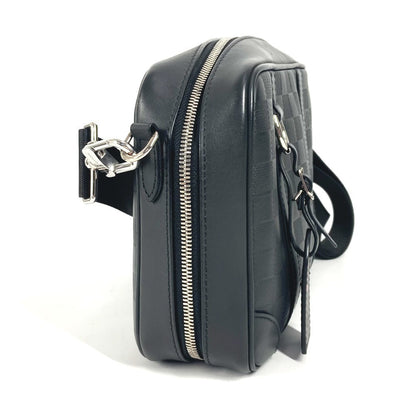 Louis Vuitton Shoulder Bag N45286 Damier Anfini Leather Black Damier Anfini Sirius Messenger