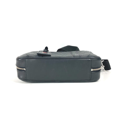 Louis Vuitton Shoulder Bag N45286 Damier Anfini Leather Black Damier Anfini Sirius Messenger