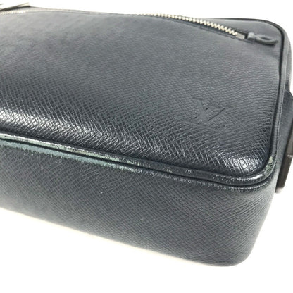 Louis Vuitton Business Bag M33423 Taiga Leather Navy Taiga Pochette Kasai