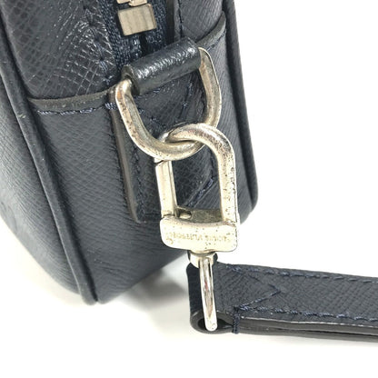 Louis Vuitton Business Bag M33423 Taiga Leather Navy Taiga Pochette Kasai