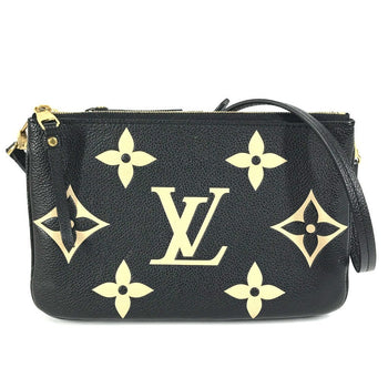 Louis Vuitton Shoulder Bag M80787 Monogram Ann Platt Leather Black Bicolor Monogram Empreinte