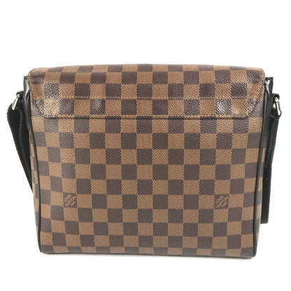 Louis Vuitton Shoulder Bag N41031 Damier Canvas Brown Damier District Nm Pm