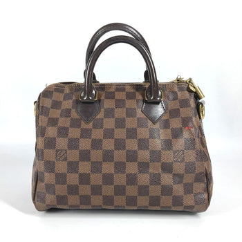 Louis Vuitton Handbag N41368 Damier Canvas Brown Damier Speedy Bandouliere 25
