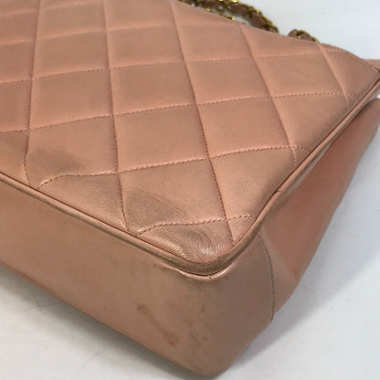 Chanel Shoulder Bag Lambskin Pink Cc Coco Mark Shoulder Bag Matrasse Quilting Women