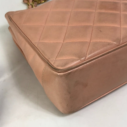 Chanel Shoulder Bag Lambskin Pink Cc Coco Mark Shoulder Bag Matrasse Quilting Women
