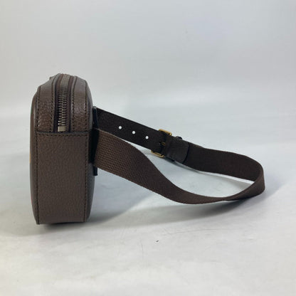 Gucci Sling Bag 602695 Leather Brown Cross Bag Belt Bag 100Th Anniversary Logo