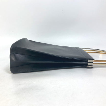 Cartier Handbag Leather Black Trinity Women