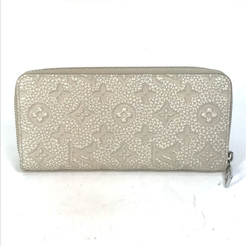 Louis Vuitton Long Wallet Purse M81573 Taurillon Clemence Leather White Taurillon Clemence Climbing