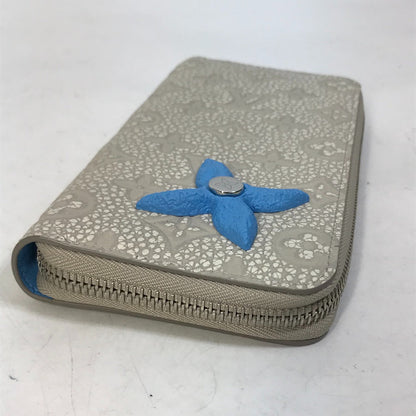 Louis Vuitton Long Wallet Purse M81573 Taurillon Clemence Leather White Taurillon Clemence Climbing