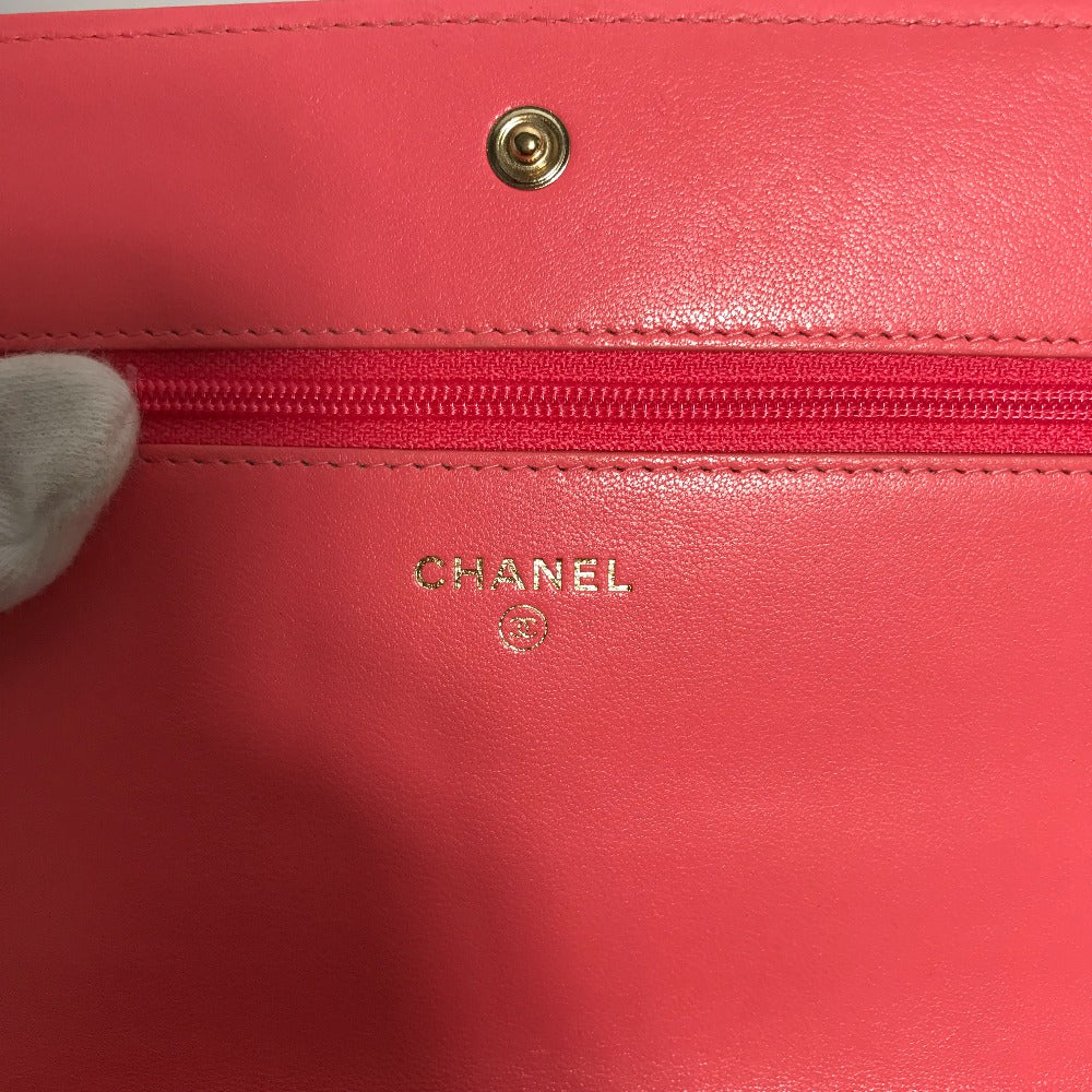 Chanel Shoulder Bag A80972 Leather Pink Cc Coco Mark Matelasse Bicolor Mademoiselle Women