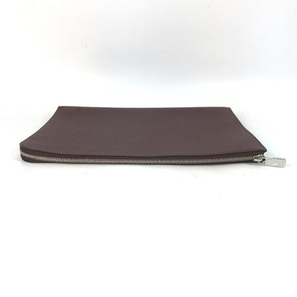Louis Vuitton Clutch Bag M53217 Taurillon Clemence Leather Brown Pochette Jules Gm Mens