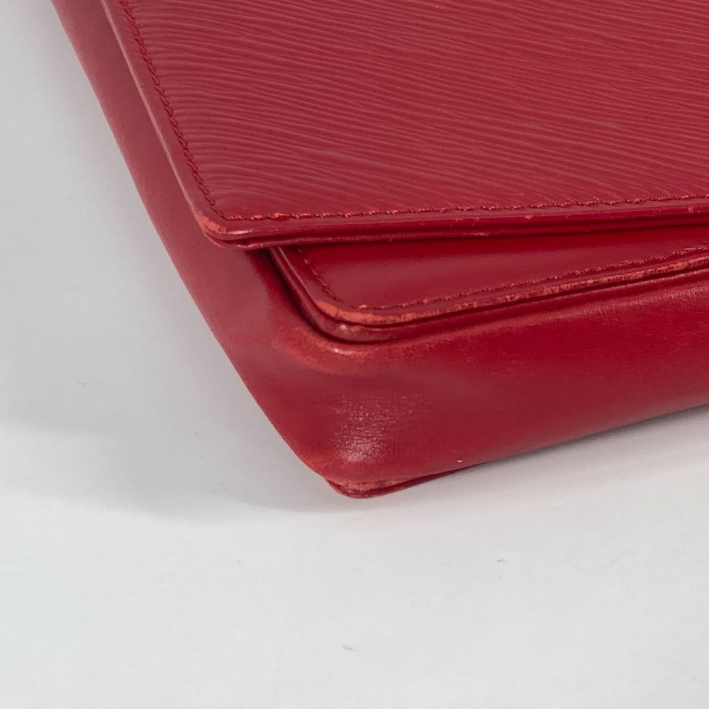 Louis Vuitton Shoulder Bag M63937 Leather Red Opera Delph Women