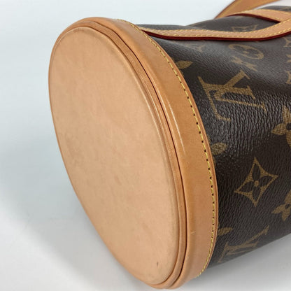 Louis Vuitton Shoulder Bag M43587 Monogram Canvas Brown Monogram Duffel Bag Women