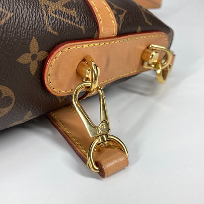 Louis Vuitton Shoulder Bag M43587 Monogram Canvas Brown Monogram Duffel Bag Women